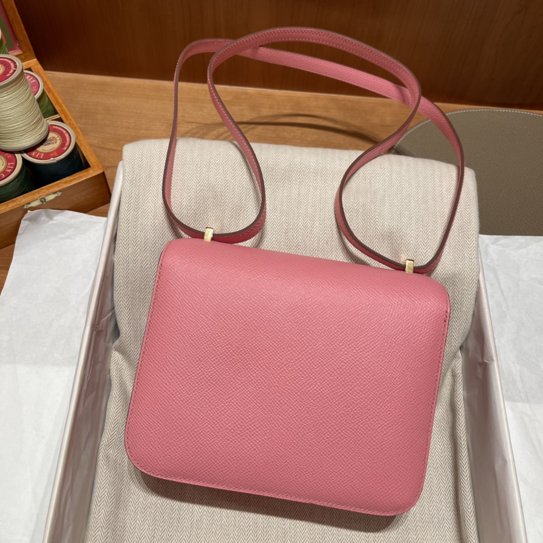 에르메스 콘스탄스18 로즈아잘리아 금장 앱송